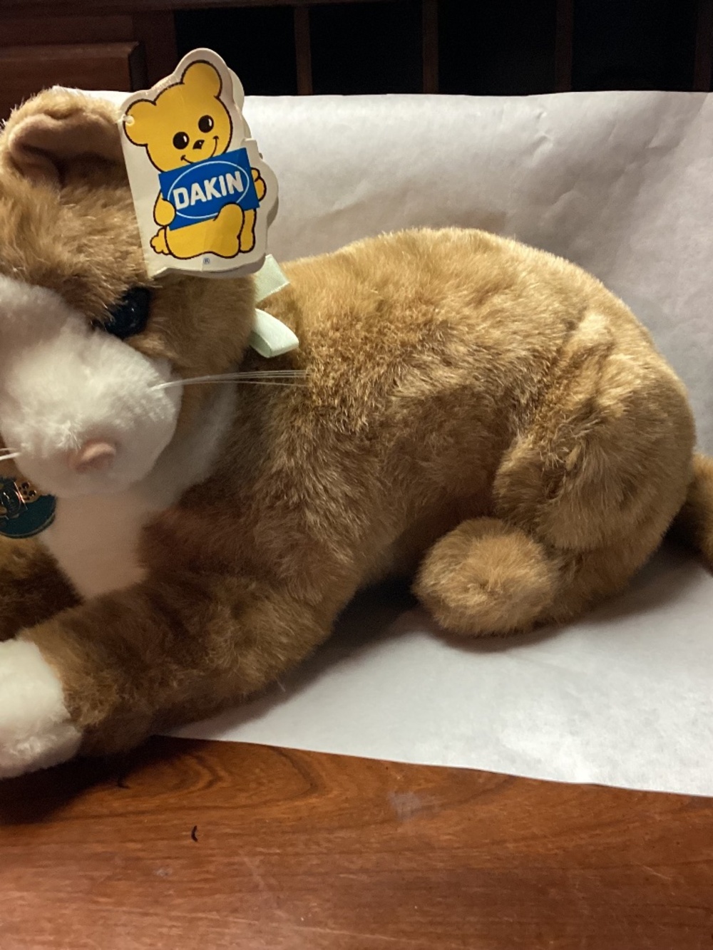 DAIKIN TABBY CAT LARGER STUFFED TOY PLUSH SANFRANCISCO